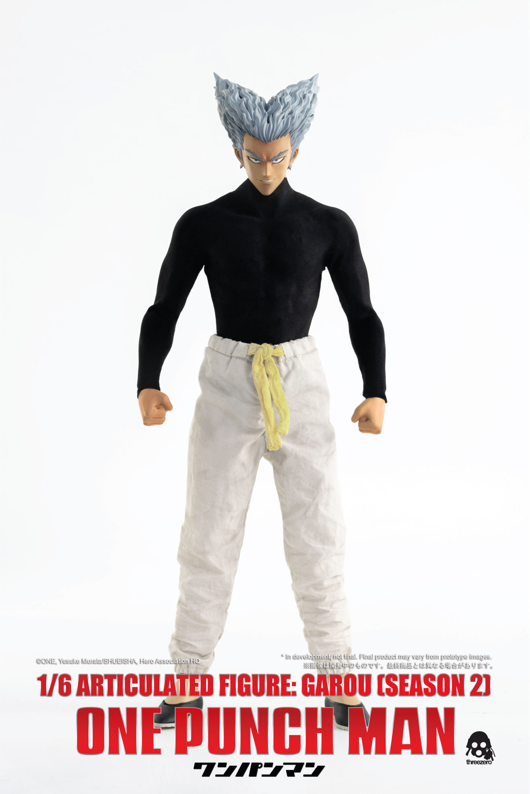 Threezero 1/6 フィグゼロ ワンパンマン ガロウ Fig-Zero-Garou-with-Logo-
